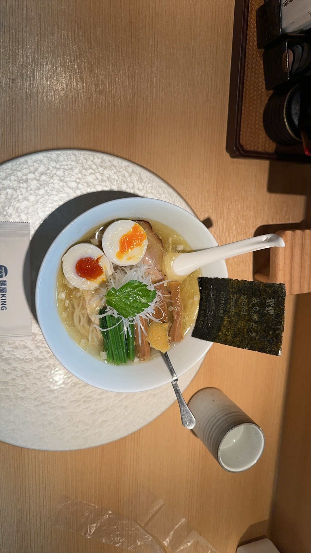 柚子盐鸡汤拉面